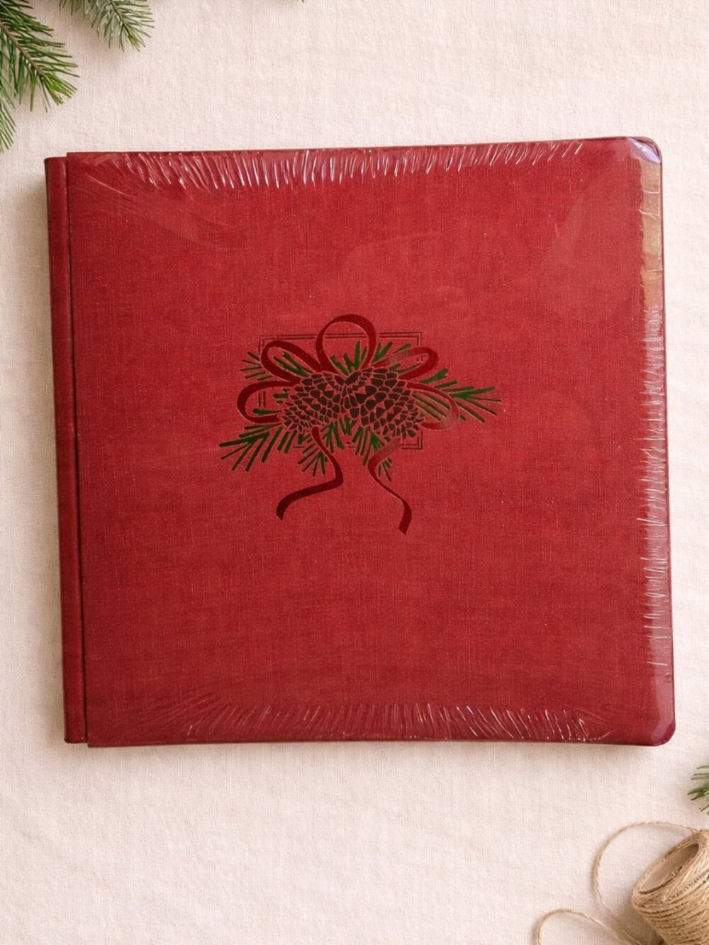 Creative Memories Premiere 12x12 Christmas Scrapbook Album Red Sealed Retired